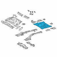 OEM Scion tC Rear Floor Pan Diagram - 58311-21100