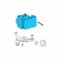 OEM 2009 Toyota Tundra Actuator Assembly Diagram - 44050-0C162