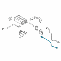 OEM 2017 Hyundai Elantra GT Sensor Assembly-Oxygen Diagram - 39210-2E201