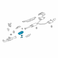 OEM 2013 Honda Ridgeline Converter Diagram - 18160-RN0-A10