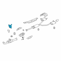 OEM Honda Pilot Plate, Engine Room Baffle Diagram - 74602-SZA-A00