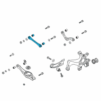 OEM 2020 Hyundai Kona Electric Arm Assembly-Rear Assist, RH Diagram - 55260-F2BA0