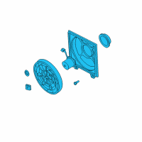 OEM 2004 Hyundai Accent Blower Assembly-Conderser Diagram - 97730-25000