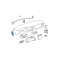 OEM 2001 Buick Park Avenue Switch Asm-Rear Compartment Lid Release Diagram - 25672154