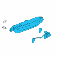 OEM 2018 Cadillac CT6 Back Up Lamp Assembly Diagram - 23354781