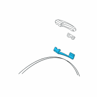 OEM 2010 Ford Flex TPMS Sensor Strap Diagram - 6F2Z-1A193-K