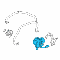 OEM 2014 Cadillac CTS Air Injection Reactor Pump Diagram - 12638135