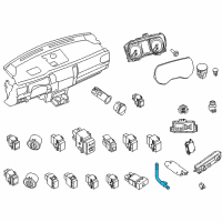 OEM Nissan Titan Control Assembly-Air Conditioner Diagram - 27727-1PB0A