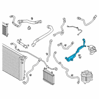 OEM BMW Z4 HOSE, RADIATOR Diagram - 17-12-8-653-605