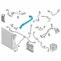 OEM 2021 BMW Z4 Multi Purpose Hose Diagram - 17128654803