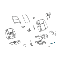 OEM 2003 Ford Thunderbird Lumbar Switch Diagram - 1W6Z-14A701-AAA