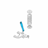 OEM Nissan Pathfinder Armada ABSORBER Assembly - Shock, Rear Diagram - 56200-ZV61A