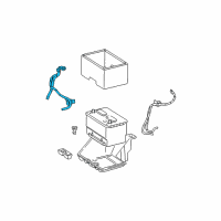 OEM 2005 Dodge Ram 3500 Battery Switch Cable Diagram - 56051165AC