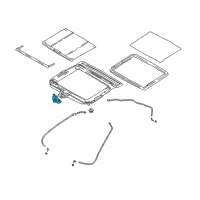 OEM Dodge Neon Motor-SUNROOF Diagram - 5008582AB