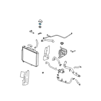 OEM 2001 Saturn L300 Thermostat Diagram - 24420653