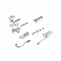 OEM 2005 Kia Optima Gasket-Exhaust Pipe Diagram - 2875234500