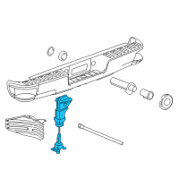 OEM GMC Sierra 3500 HD Spare Carrier Diagram - 84447781