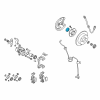 OEM 2007 Hyundai Tiburon Tone Wheel-Rear Diagram - 52714-2D101