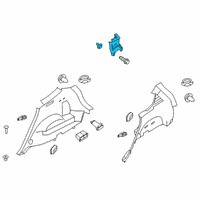 OEM 2021 Hyundai Santa Fe Trim Assembly-RR Pillar RH Diagram - 85860-S2200-UUA