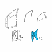 OEM 2009 Ford F-150 Window Regulator Diagram - BL3Z-1523201-CA