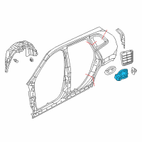 OEM 2015 Jeep Cherokee Housing-Fuel Filler Diagram - 68102575AE