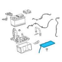 OEM 2019 Ram ProMaster City Support-Battery Diagram - 68482236AA