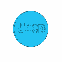 OEM 2018 Jeep Wrangler JK Wheel Center Cap Diagram - 5HT59RXFAC