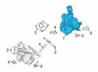 OEM 2021 Ford F-150 TURBOCHARGER ASY Diagram - ML3Z-6K682-C