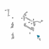 OEM 2009 Pontiac Vibe AC Temperature Sensor Diagram - 19204230