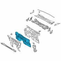 OEM 2022 Toyota Avalon Dash Panel Diagram - 55101-06440