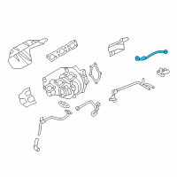 OEM Nissan Tube Assy-Oil Diagram - 15192-JF00B