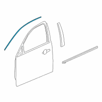 OEM 2016 Buick Regal Reveal Molding Diagram - 13228511