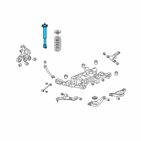 OEM 2005 Cadillac CTS Shock Diagram - 25758571