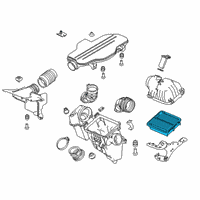 OEM 2022 Honda CR-V Element Assembly, Air Cleaner Diagram - 17220-5K0-A00