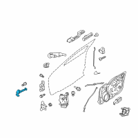 OEM 2012 Ford Fusion Door Check Diagram - BE5Z-5423552-A