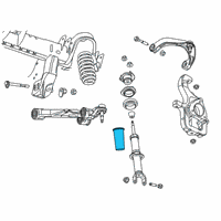 OEM 2019 Ram 1500 Shield-Dust Diagram - 68264597AC