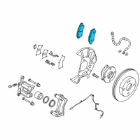 OEM Scion iA Front Pads Diagram - 04465-WB001