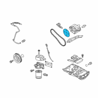 OEM 2005 Ford Ranger Oil Pump Gear Diagram - 1S7Z-6652-AA