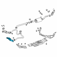 OEM 2021 Ram 1500 Exhaust Catalytic Converter Diagram - 68263749AB