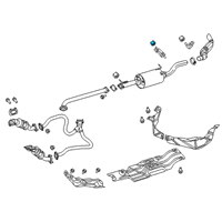 OEM 2019 Ram 1500 ISOLATOR-Exhaust Support Diagram - 68335439AA