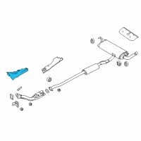 OEM Nissan Rogue Sport Heat Insulator-Front Floor Diagram - 74753-4CL0A