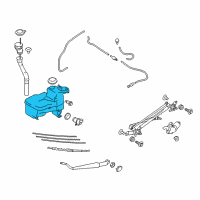 OEM 2015 Scion FR-S Washer Reservoir Diagram - SU003-02697