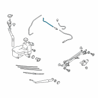 OEM 2015 Scion FR-S Washer Hose Diagram - SU003-02723