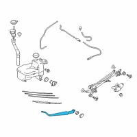 OEM 2015 Scion FR-S Wiper Arm Diagram - SU003-02670