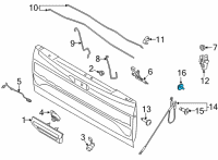 OEM Ford F-150 Check Cable Screw Diagram - -W714928-S439