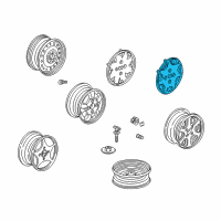 OEM 2000 Honda Accord Trim, Wheel (14X5 1/2Jj) Diagram - 44733-S84-A00