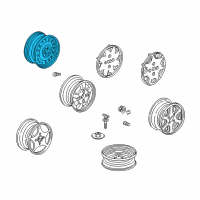 OEM 1998 Honda Accord Disk, Wheel (14X5 1/2Jj) Diagram - 42700-S84-A01