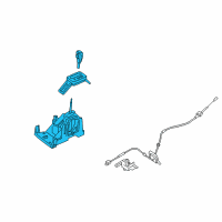 OEM Mercury Gear Shift Assembly Diagram - 8A4Z-7210-F