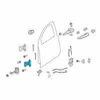 OEM 2017 Chevrolet SS Lower Hinge Diagram - 92294328