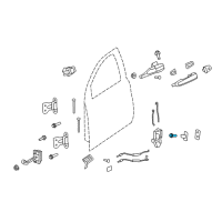 OEM 2015 Chevrolet Camaro Striker Screw Diagram - 11518445